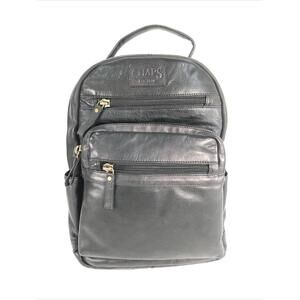 Chaps Ralph Lauren Genuine Leather Laptop Bag Backpack Black  NEW WITH TAGS